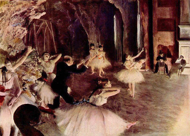 Edgar Degas Stage Rehearsal Germany oil painting art